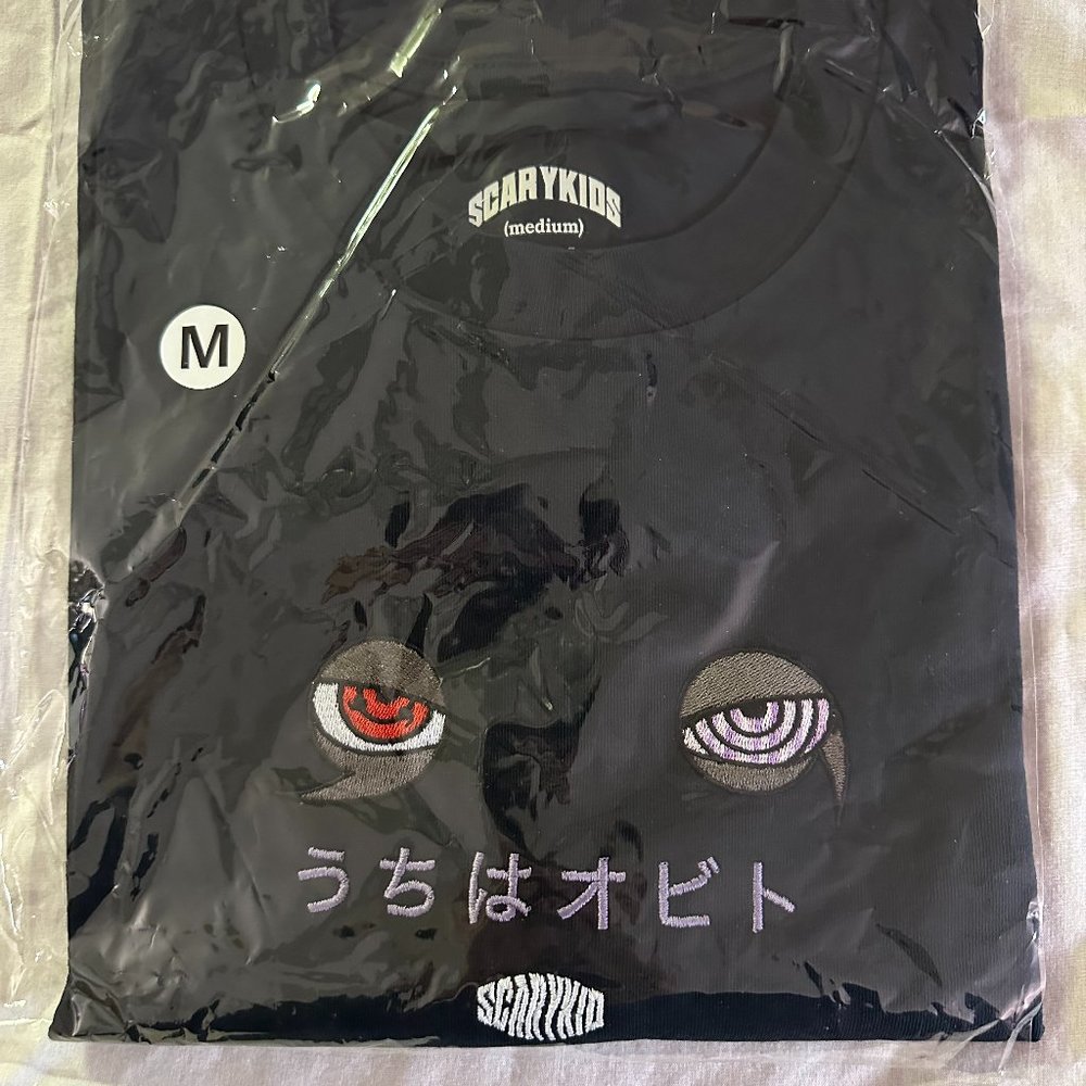 Scary Kids / Gnardo - Naruto - Obito Embroidered T Shirt Size Medium